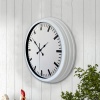 Biyomak® 40 Cm Beyaz Klasik Duvar Saati