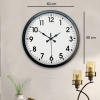 Biyomak® 40 Cm Siyah Şık Duvar Saati