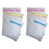 ® Çamaşır Yıkama Filesi Set Renkli Fermuarlı Pratik Çamaşır Yıkama Filesi Seti 3 Boy