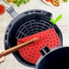 ® Renkli Isıya Dayanıklı Yıkanılabilir Silikon Fırın Ve Airfryer Yuvarlak Pişirme Matı 20 Cm