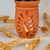 ® Yeni Ürün Yaprak Model  El Yapımı Çömlek Buhurdanlık Tütsülük