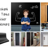 ® Yapışkanlı Kara Tahta-Yazı Tahtası: Sticker Blackboard