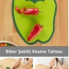 ® Dolma Biber Figürlü Kaydırmaz Kesme Tahtası Doğrama Panosu