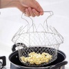 ® Çok Fonksiyonlu Pratik Süzgeç Katlanır - Kızartma Haşlama Aparatı -Chef Basket