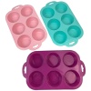 ® 6 Bölmeli Silikon Muffin Kek Kalıbı