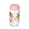 ® Vintage  Dekoratif  Desenli Cam Kavanoz 1000 ml - 33,8 oz - Avokado