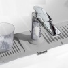 ® Elastik Mutfak Banyo Musluk Matı Düzenleyici Kaydırmaz Taban Organizer Lavabo Kenar Matı