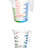® Ölçü Kabı Dereceli Renkli 1000 ML + 500 ML Set