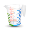 ® Ölçü Kabı Dereceli Renkli 1000 ML