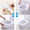 ® 50 Adet Biyobozulur Klozet Kapağı Poşeti Seyahat Tipi Taşınabilir Klozet Kılıfı