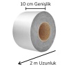 ® Folyo Kauçuk Bant Yapışkanlı Su Geçirmez Çatı Boru Tamir Bandı (2Metre x 10 Cm)