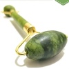 Biyomak® Özel Süngerli Kutusunda Kırılmaz Çift Taraflı 2li Cilt Yüz Masaj Aleti Jade Roller Yeşim Taş