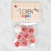 ® Loren Crafts 8li Emzik Düğme - 1007