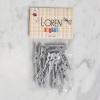 ® LOREN CRAFTS 10 LU GÜMÜŞ RENK MİNİ MANDAL