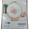 Biyomak® Nakış Kitleri Kasnaklı 8.6 X 6 cm Kelebek
