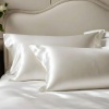 Biyomak® Antibakteriyel Terletmeyen İpek Saten Yastık Kılıfı 2li 50x70 Beyaz
