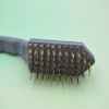 ®  Metal Tel Fırça Plastik Saplı Pas Kir Sökme Temizleme Fırçası