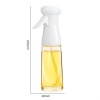 ®   Çok Amaçlı Cam Şişe Püskürtmeli Dağıtıcı Yağdanlık Limonluk Sirke Sosluk Spreyi Beyaz
