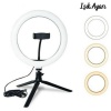Biyomak®  8inç 20cm Youtube Instagram Tiktok Selfie  Stüdyo Video Fotoğraf Ring Light  Tripod Led Halk