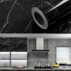 ® Mermer Desenli Masa Tezgah Mutfak Su Geçirmez Yapışkanlı Folyo Sticker Siyah 5x0,6m