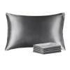 Biyomak® Antibakteriyel Terletmeyen İpek Saten Yastık Kılıfı 2li 50x70 Gri
