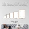 Biyomak® Ünlü Tablolar Üçlü Ahşap Çerçeveli Tablo
