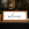 Biyomak® Welcome Ahşap Çerçeve Tablo