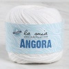 ® La Mia Angora 50gr Beyaz El Örgü İpi - L001 - 33804