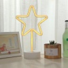 ® Yıldız Tasarımlı Neon Led Masa Ve Gece Lambası Dekoratif Işık