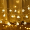 ® Kar Tanesi Şekilli 3.5 Metre USB LED Işık 20 LED’li Dekoratif Kış ve Yılbaşı Aydınlatması