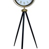 ® Zentime Gold Göz Alıcı Tripod Ayaklı Duvar Saati