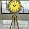 ® Zentime Retro Antique Üç Ayaklı Metal Eskitme Masa Saati