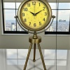 ® Zentime Retro Antique Üç Ayaklı Metal Eskitme Masa Saati