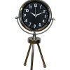 ® Zentime Silver Classic Tasarım Üç Ayaklı Metal Masa Saati