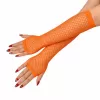 ® Yeni Ürün Retro Turuncu File Parmaksız Eldiven 26 Cm