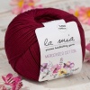 ® Yeni Ürün La Mia Mercerized Cotton Bordo El Örgü İpi - 23 - 33596