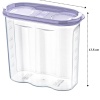 ® Yeni Ürün 2 Kapaklı Ölçekli Erzak Kuru Gıda Saklama Kutusu Kabı1,7 LitreSA935