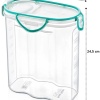 ® Yeni Ürün Kilitli Kapaklı Contalı Hava,Su Sıvı Geçirmez 2,4 Litre Erzak Saklama Kabı-SA590