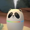 ® Yeni Ürün Sevimli Panda Figürlü Hava NemlendiriciUltrasonik Soğuk Buhar Makinesi, LED Işıklı Masaüstü Oda Nemlendirici