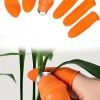 ® Yeni Ürün 5 Parça Pratik Parmak Koruyucu 1 Parça Baş Parmak Bıçaklı Eldiven Sebze Meyve Soyucu Kesme Ayıklayıcı Silikon Set