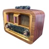 ® Yeni Ürün Taşınabilir Klasik AM/FM/SW  Retro Ev Radyo USB ile Şarj Olabilen Retro Radyo