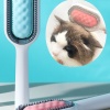 ® Yeni Ürün Evcil Hayvanlar İçin Çift Taraflı Pet Fırçası Nemli Tüy Tarama Tarağı