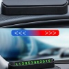 ® Yeni Ürün Pratik Fosforlu Telefon Numarası Yamzak İçin Araç İçi Oto Numaratör Numaralık