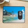 ® Yeni Ürün 25x32 cm Küçük Boy Mouse Pad Manzara Ada