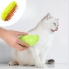 ® Yeni Ürün Buharlı Yumuşak Silikon Uçlu Kedi & Köpek Tüy Tarama Tarağı Yıkama Fırçası