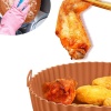 ® Yeni Ürün Renkli Isıya Dayanıklı Yıkanılabilir Silikon Fırın Ve Airfryer Yuvarlak Model Pişirme Matı 20 Cm