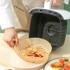 ® Yeni Ürün 50 Adet 20 cm Air Fryer Pişirme Kağıdı Tek Kullanımlık Yağ Geçirmez Yuvarlak Tabak Model PVC