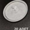 ® Yeni Ürün 20 Adet Şeffaf Yuvarlak 3 Cm Çaplı Güçlü Disk Yapışkanlar
