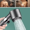 ® Yeni Ürün 3 Kademeli Turbo Basınçlı Masaj Başlıklı Silikon Fırçalı Duş BaşlığıYüksek Basınçlı Su Tasarruflu Duş Başlığı