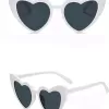 ® Yeni Ürün Beyaz Renk Kalp Şekilli Parti Gözlüğü
